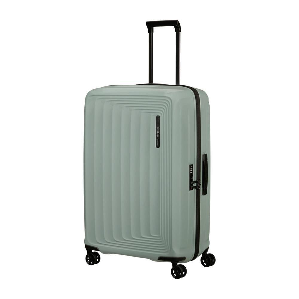 Samsonite NUON utvidbar stor koffert 75 cm Metallic Mineral Green-Harde kofferter-BagBrokers