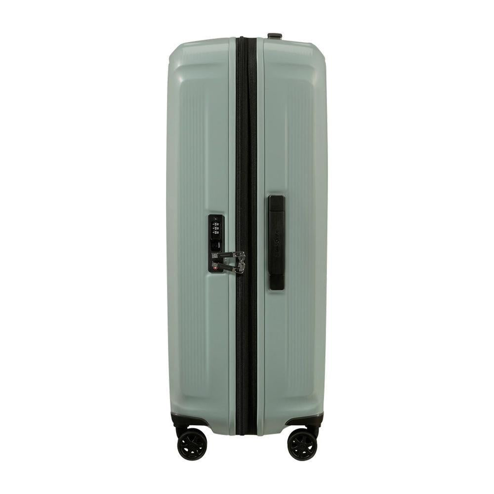 Samsonite NUON utvidbar stor koffert 75 cm Metallic Mineral Green-Harde kofferter-BagBrokers