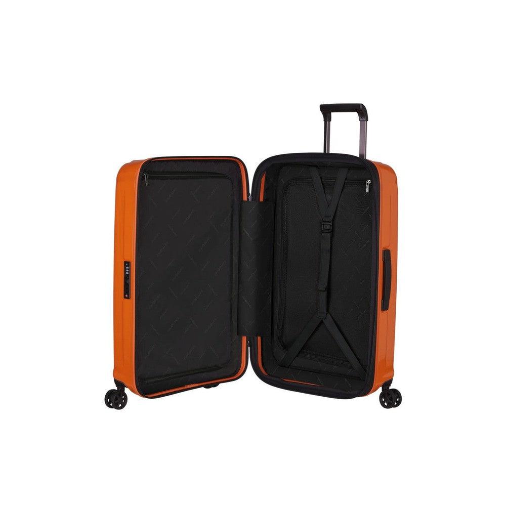 Samsonite NUON utvidbar stor koffert 75 cm Papaya Orange-Harde kofferter-BagBrokers