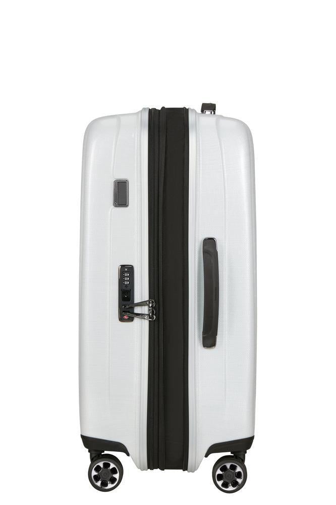 Samsonite Nexis Large Koffert 76 CM 4 hjul Cotton White-Harde kofferter-BagBrokers