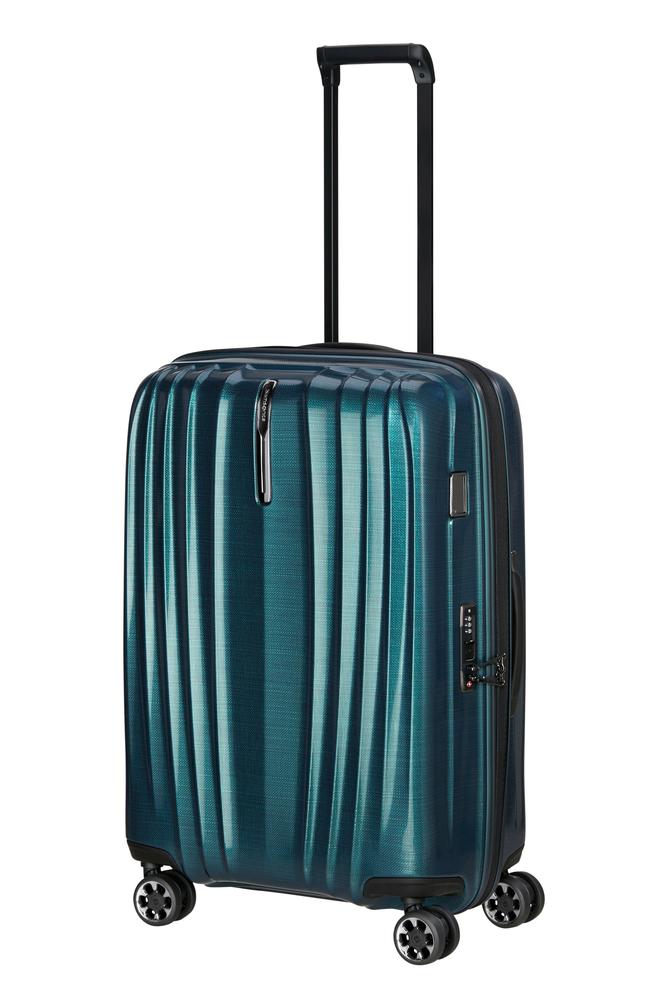 Samsonite Nexis Medium Koffert 70 CM 4 hjul Deep Petrol-Harde kofferter-BagBrokers