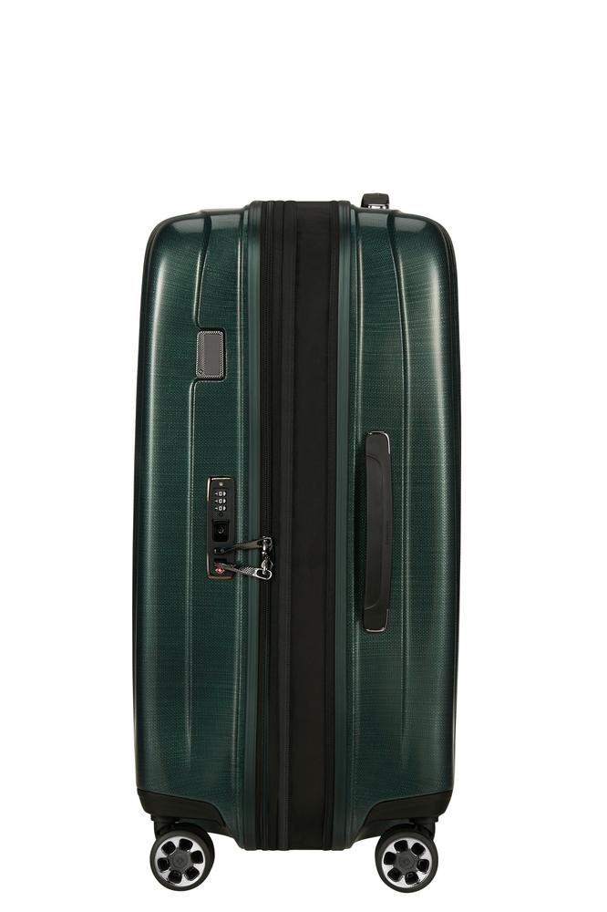 Samsonite Nexis medium Koffert 70 cm 4 hjul Deep Forest-Harde kofferter-BagBrokers