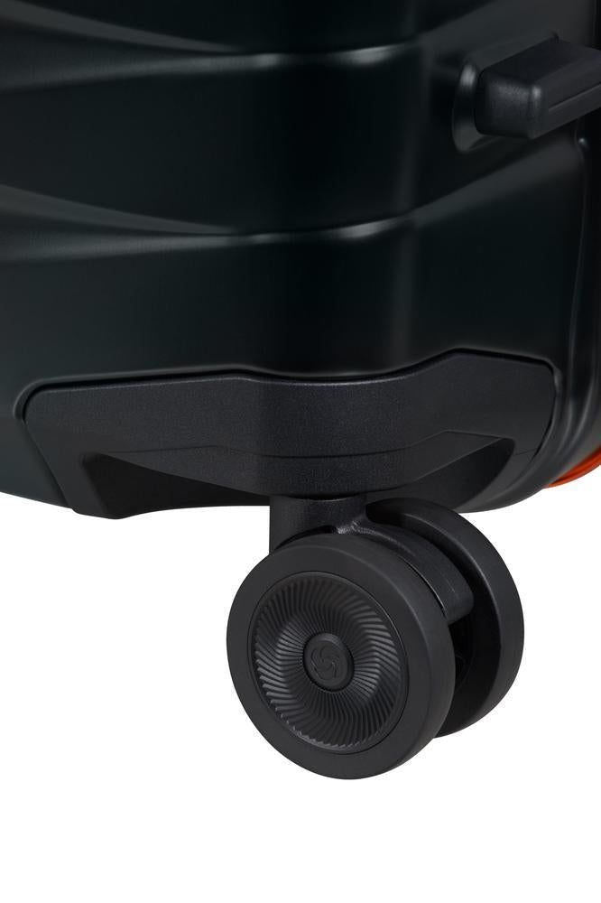 Samsonite PROXIS ALU kabinkoffert 55 cm 4 hjul Aluminium Graphite/Apricot-Harde kofferter-BagBrokers