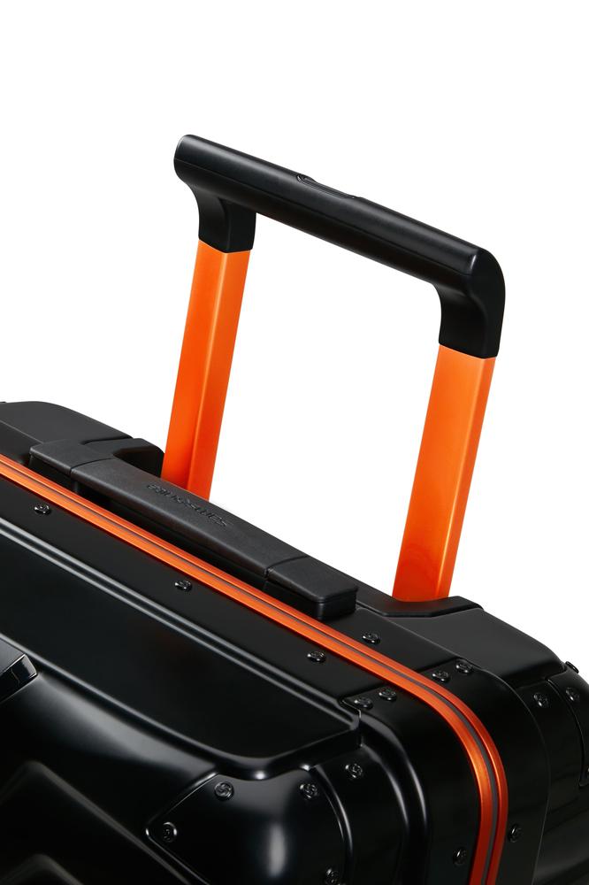 Samsonite PROXIS ALU kabinkoffert 55 cm 4 hjul Aluminium Graphite/Apricot-Harde kofferter-BagBrokers