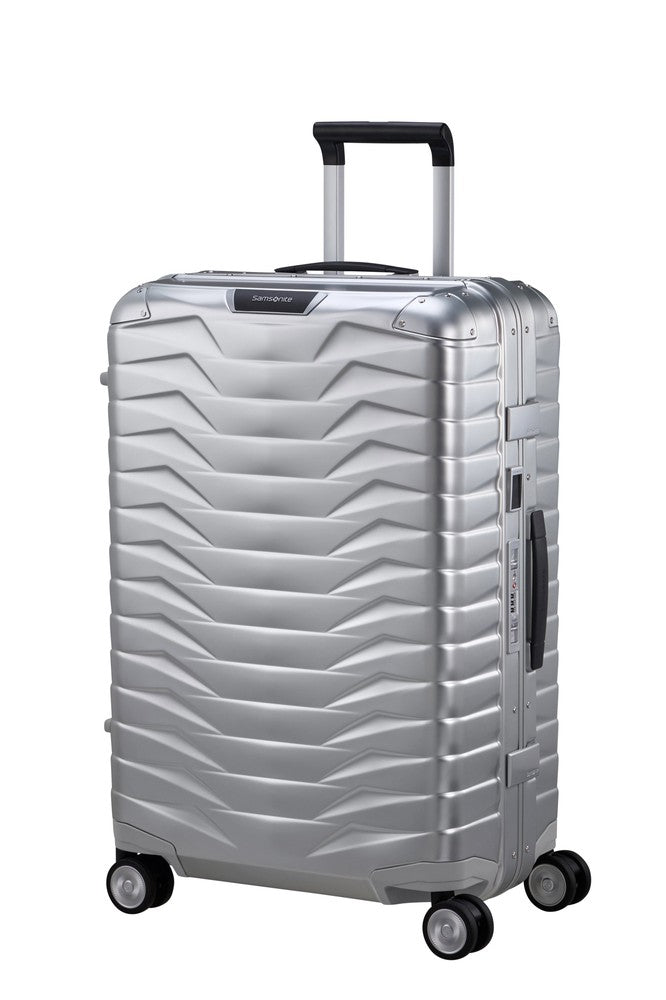 Samsonite PROXIS ALU medium koffert 69 cm /71 L Aluminium-Harde kofferter-BagBrokers