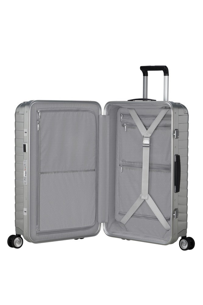 Samsonite PROXIS ALU medium koffert 69 cm /71 L Aluminium-Harde kofferter-BagBrokers