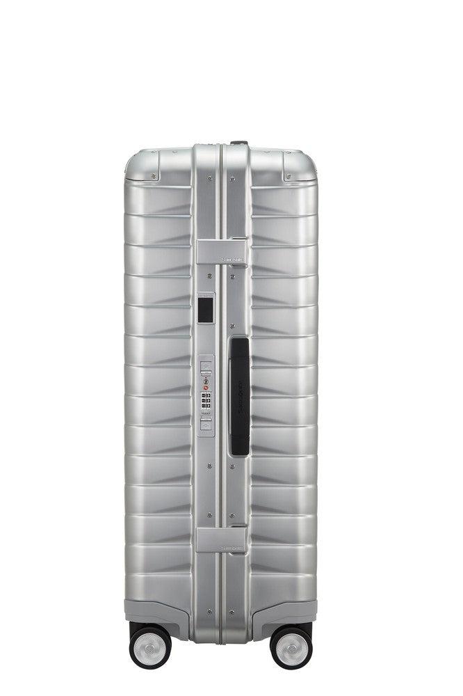 Samsonite PROXIS ALU stor koffert 76 cm /91 L Aluminium-Harde kofferter-BagBrokers