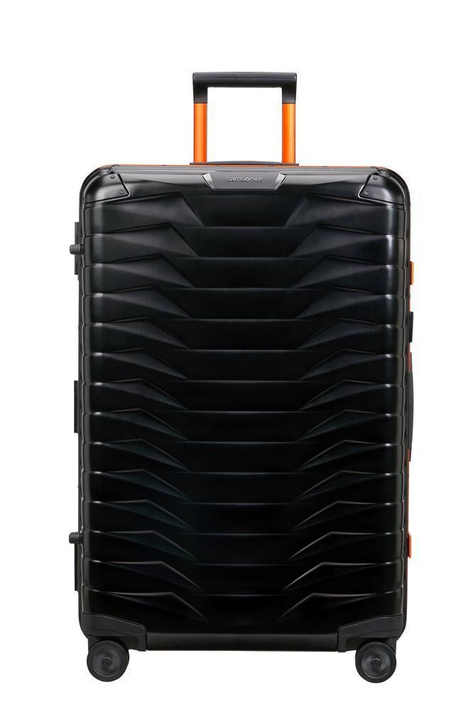 Samsonite PROXIS ALU stor koffert 76 cm /91 L Graphite/ Apricot-Harde kofferter-BagBrokers
