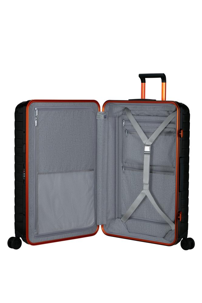 Samsonite PROXIS ALU stor koffert 76 cm /91 L Graphite/ Apricot-Harde kofferter-BagBrokers