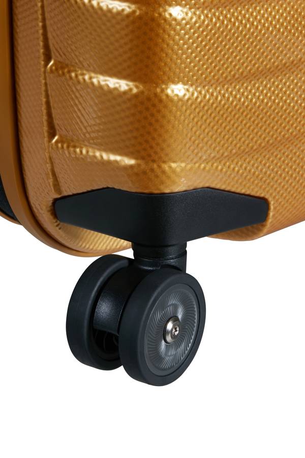 Samsonite PROXIS Utvidbar Smal kabinkoffert 35 cm bredde med 4 hjul Honey Gold-Harde kofferter-BagBrokers