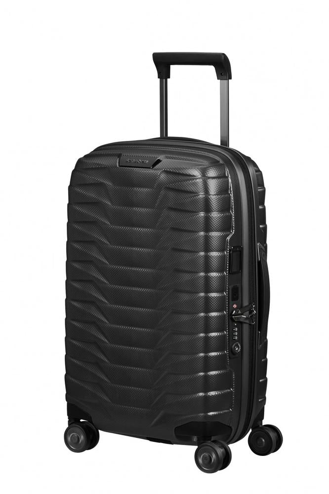 Samsonite PROXIS Utvidbar Smal kabinkoffert 35 cm bredde 4 hjul Matt Graphite-Harde kofferter-BagBrokers