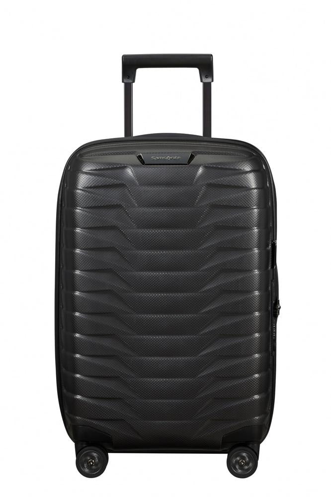 Samsonite PROXIS Utvidbar Smal kabinkoffert 35 cm bredde 4 hjul Matt Graphite-Harde kofferter-BagBrokers