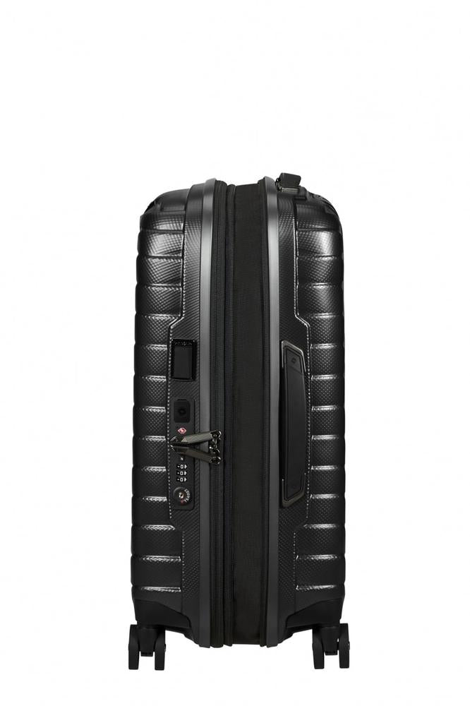 Samsonite PROXIS Utvidbar Smal kabinkoffert 35 cm bredde 4 hjul Matt Graphite-Harde kofferter-BagBrokers