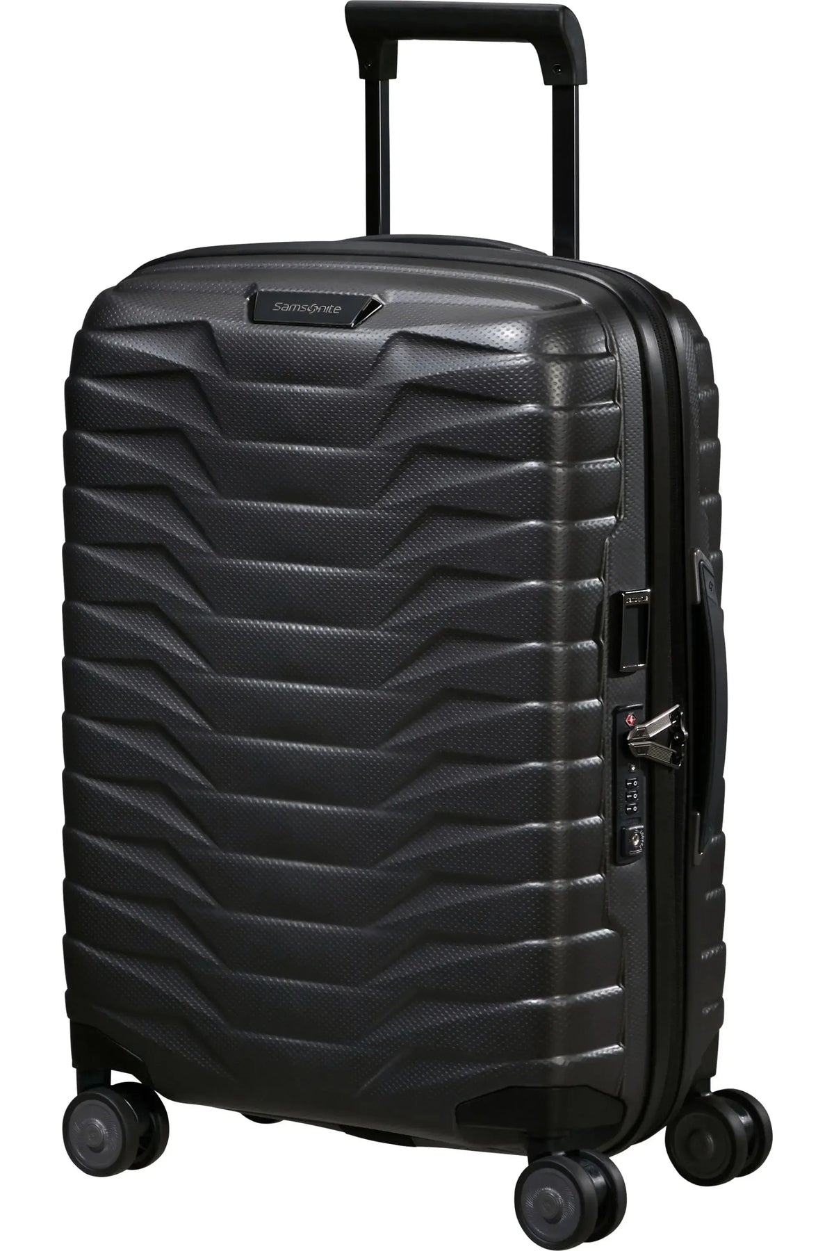 Samsonite PROXIS Utvidbar kabinkoffert 55 cm med 4 hjul Matt Graphite-Harde kofferter-BagBrokers