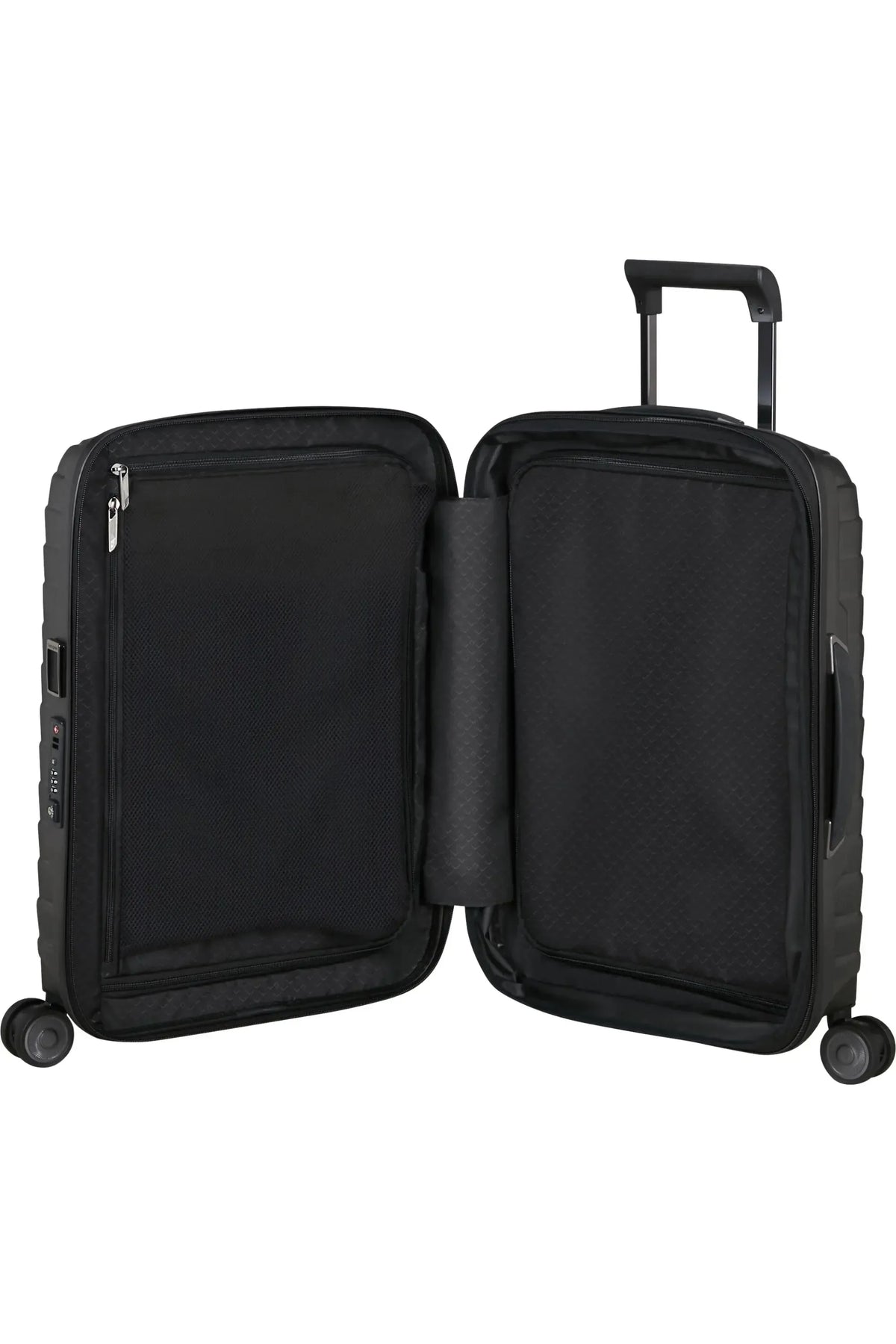 Samsonite PROXIS Utvidbar kabinkoffert 55 cm med 4 hjul Matt Graphite-Harde kofferter-BagBrokers