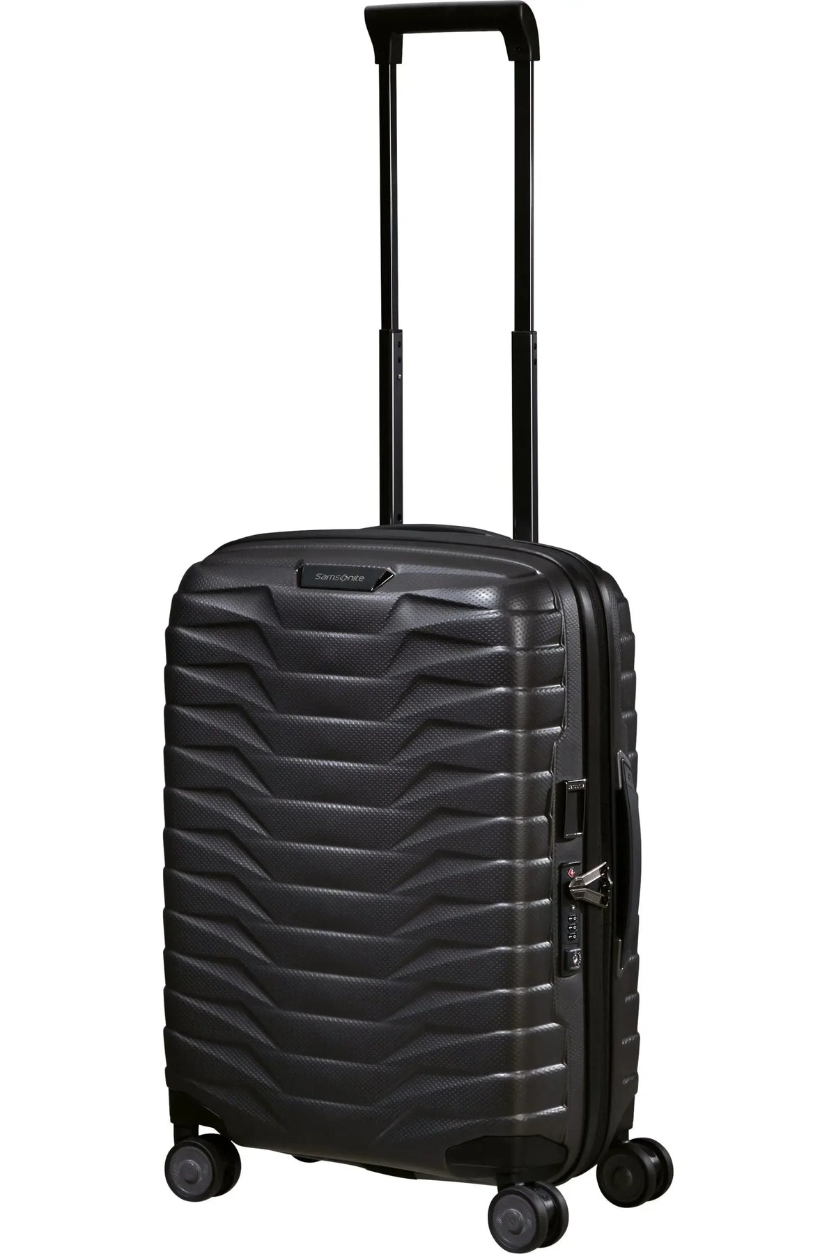 Samsonite PROXIS Utvidbar kabinkoffert 55 cm med 4 hjul Matt Graphite-Harde kofferter-BagBrokers