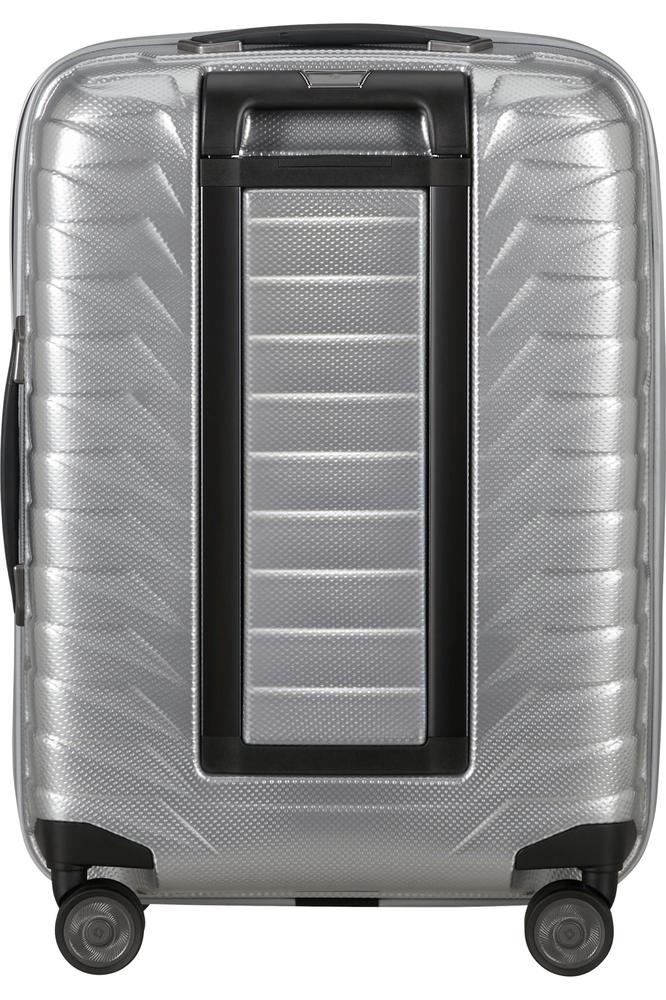 Samsonite PROXIS Utvidbar koffert med 4 hjul 55 cm Silver-Harde kofferter-BagBrokers