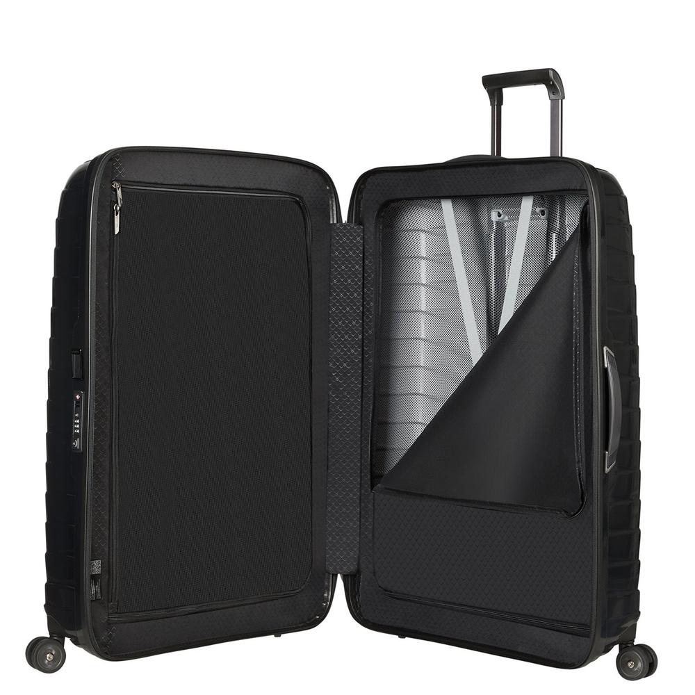 Samsonite PROXIS XL ekstra stor koffert 81 cm/125 L Black-Harde kofferter-BagBrokers