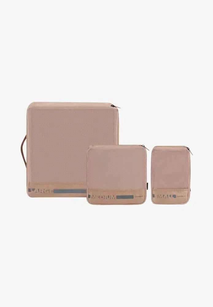 Samsonite Pack-Sized pakkekuber med 3 poser Rose-Toalettmappe-BagBrokers