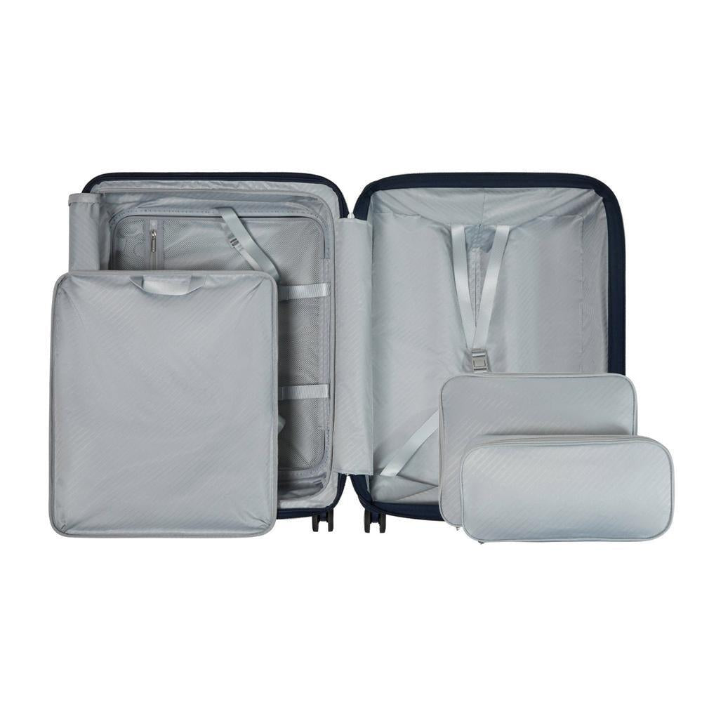 Samsonite Paralux Utvidbar koffert med dobbel inngang 75 cm Midnight Navy-Harde kofferter-BagBrokers