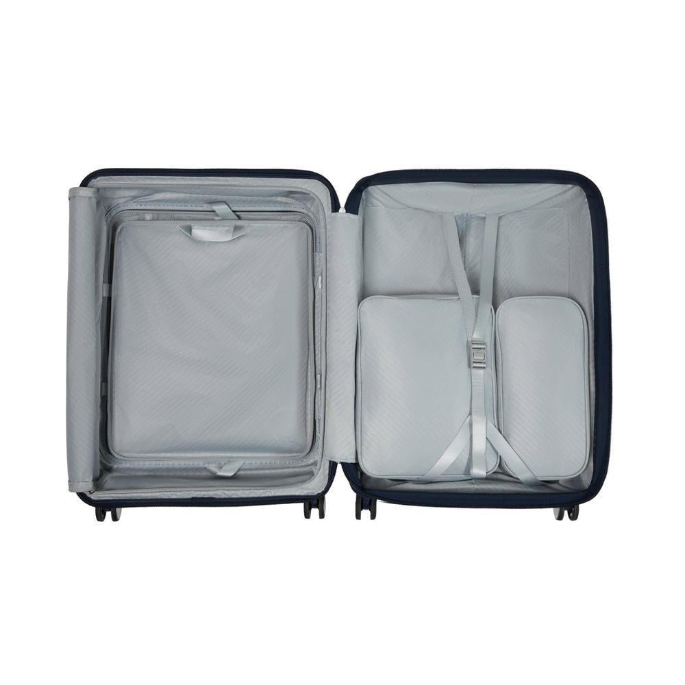Samsonite Paralux Utvidbar koffert med dobbel inngang 75 cm Midnight Navy-Harde kofferter-BagBrokers