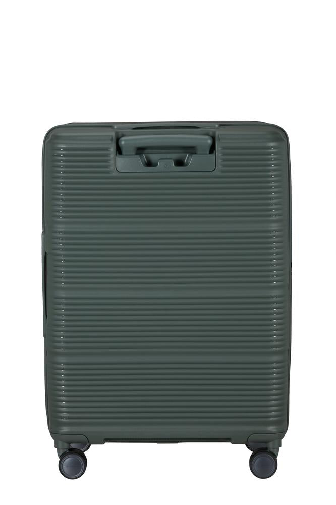 Samsonite Paralux Utvidbar koffert med dobbel inngang 67 cm Oliven-Harde kofferter-BagBrokers