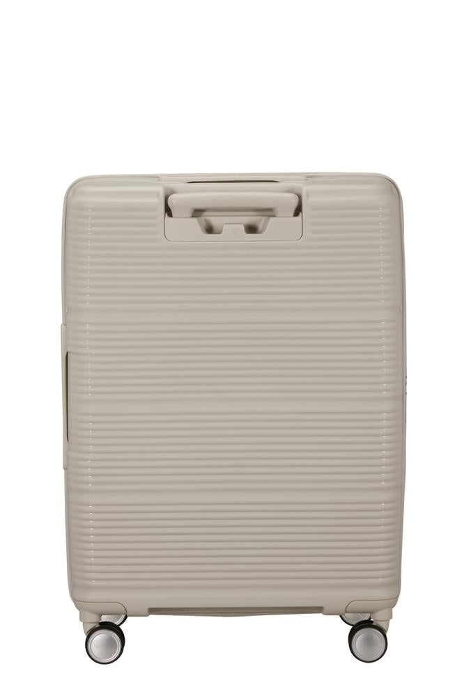 Samsonite Paralux Utvidbar koffert med dobbel inngang 67 cm Stone Grey-Harde kofferter-BagBrokers