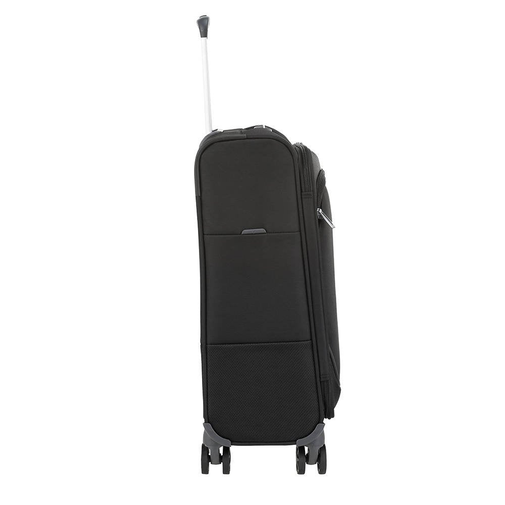 Samsonite Popsoda smal kabinkoffert 55 cm 4 hjul 35 liter Svart-Myke kofferter-BagBrokers