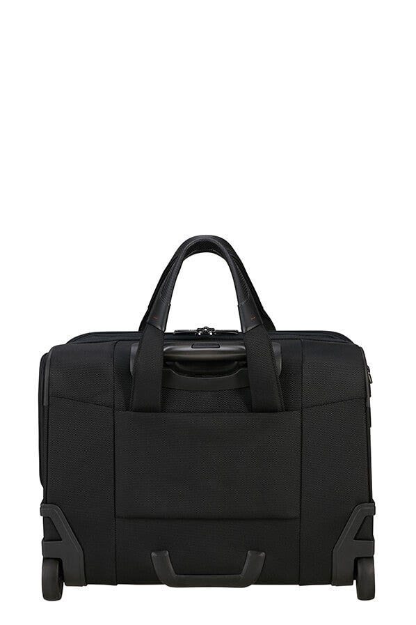 Samsonite Pro-Dlx 6 Rolling Tote PC-veske med hjul Svart-Myke kofferter-BagBrokers