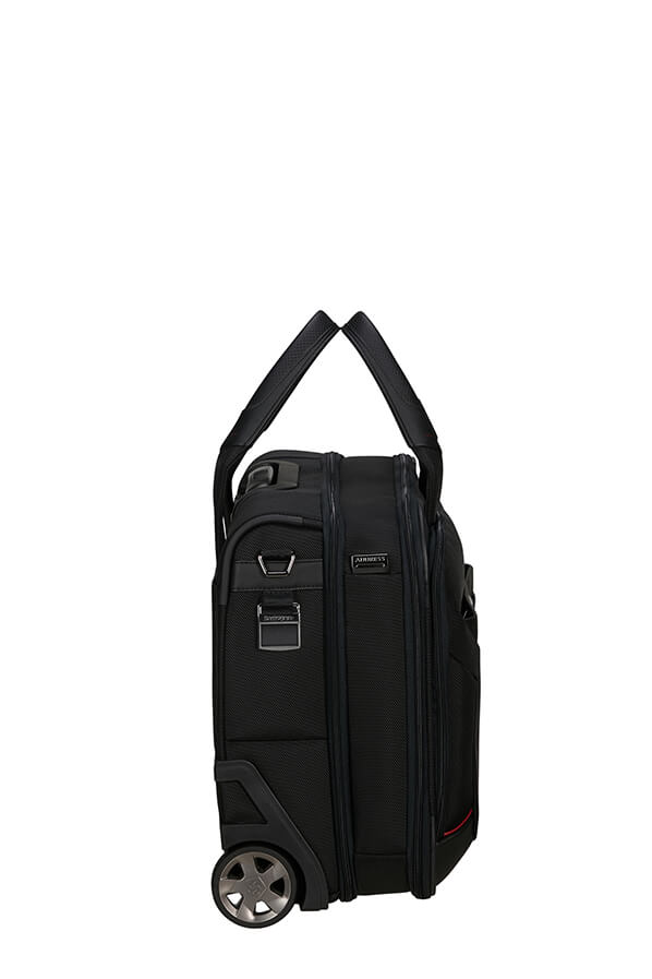 Samsonite Pro-Dlx 6 Rolling Tote PC-veske med hjul Svart-Myke kofferter-BagBrokers