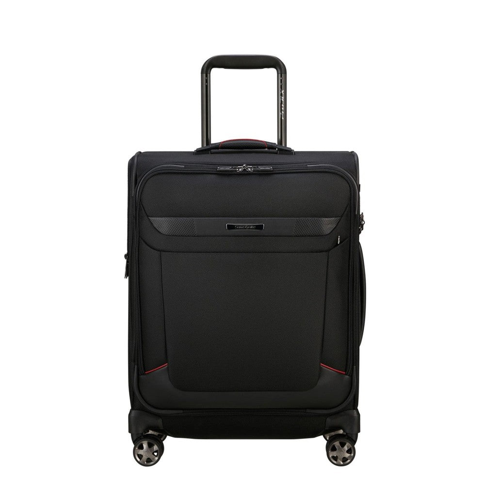 Samsonite Pro-Dlx 6 kabinkoffert med 4 hjul Svart-Myke kofferter-BagBrokers