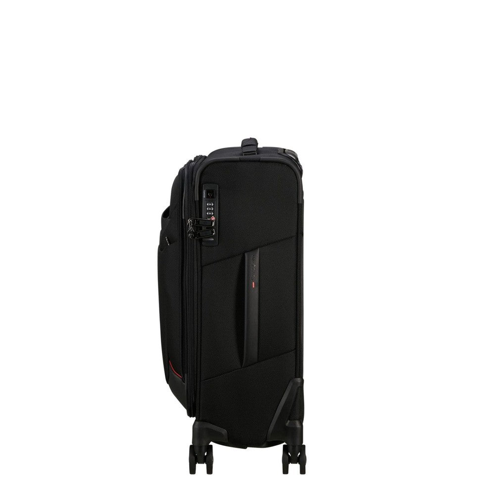 Samsonite Pro-Dlx 6 kabinkoffert med 4 hjul Svart-Myke kofferter-BagBrokers