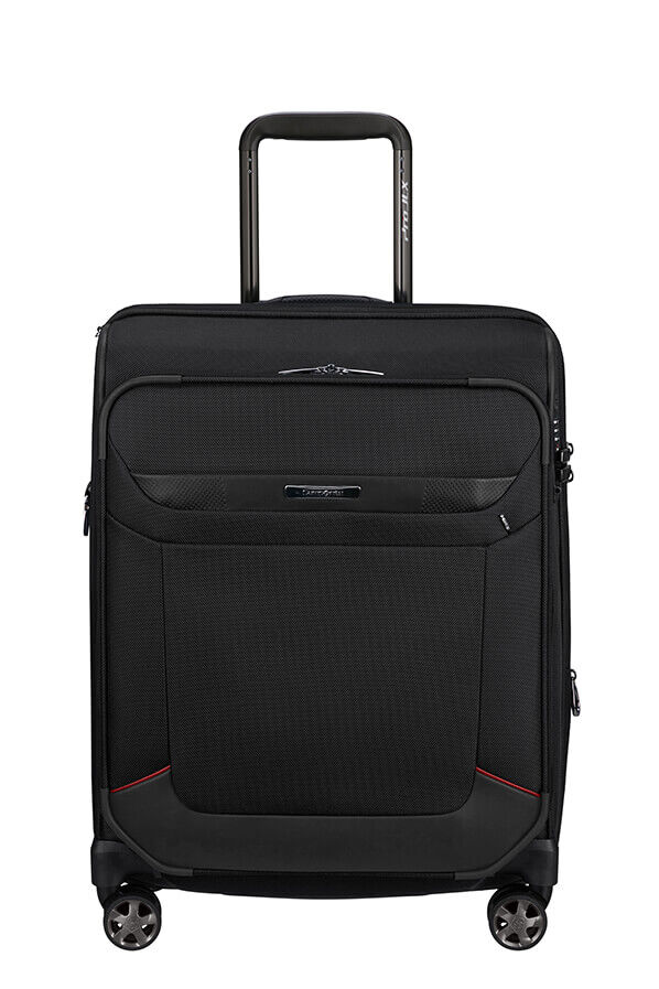 Samsonite Pro-Dlx 6 utvidbar kabinkoffert med 4 hjul Svart-Myke kofferter-BagBrokers