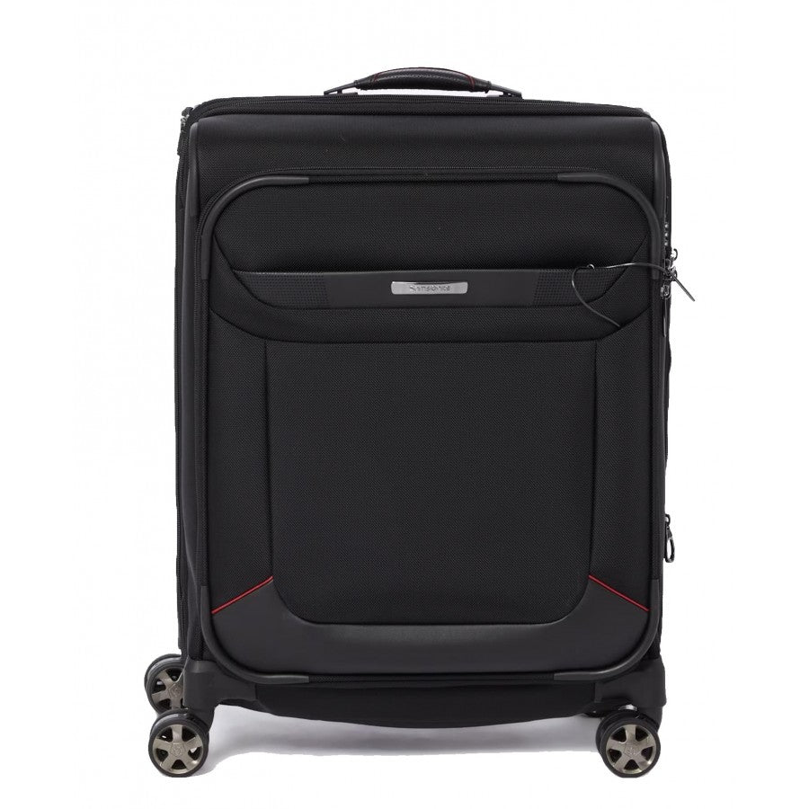 Samsonite Pro-Dlx 6 utvidbar kabinkoffert med 4 hjul Svart-Myke kofferter-BagBrokers