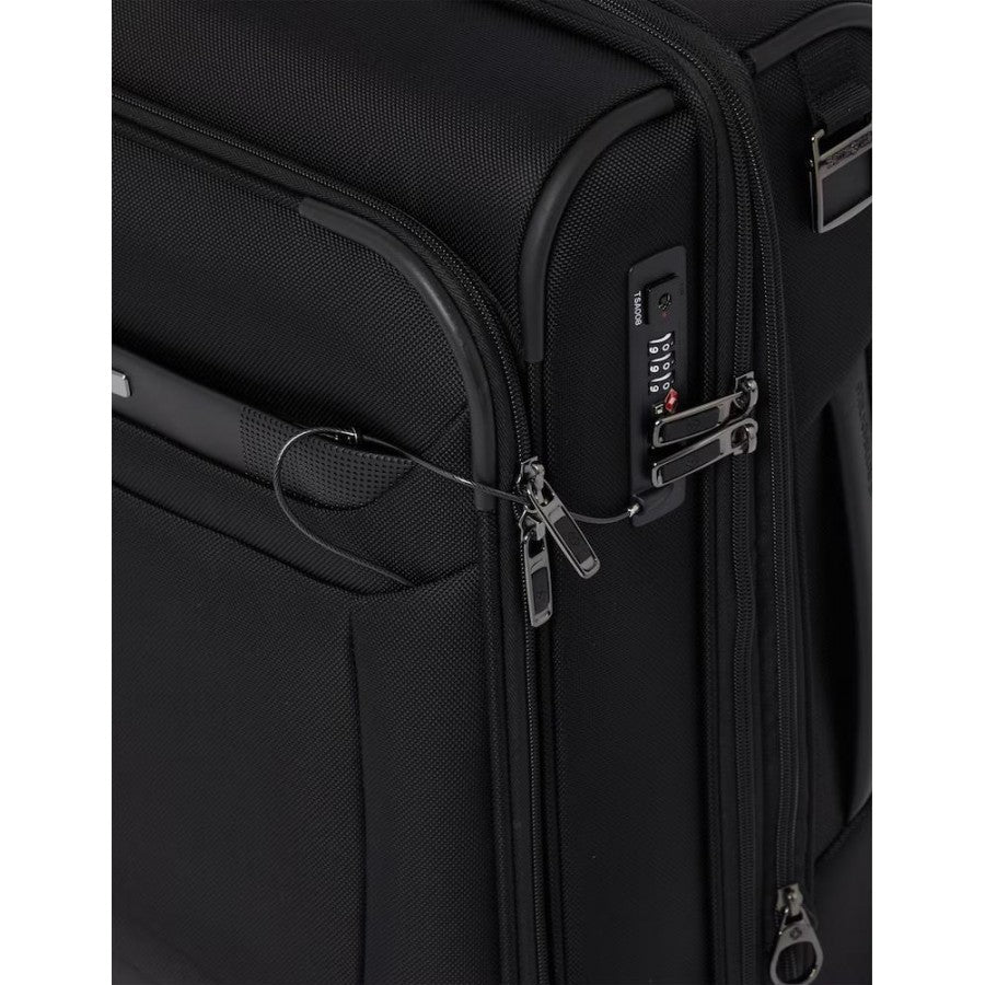 Samsonite Pro-Dlx 6 utvidbar kabinkoffert med 4 hjul Svart-Myke kofferter-BagBrokers