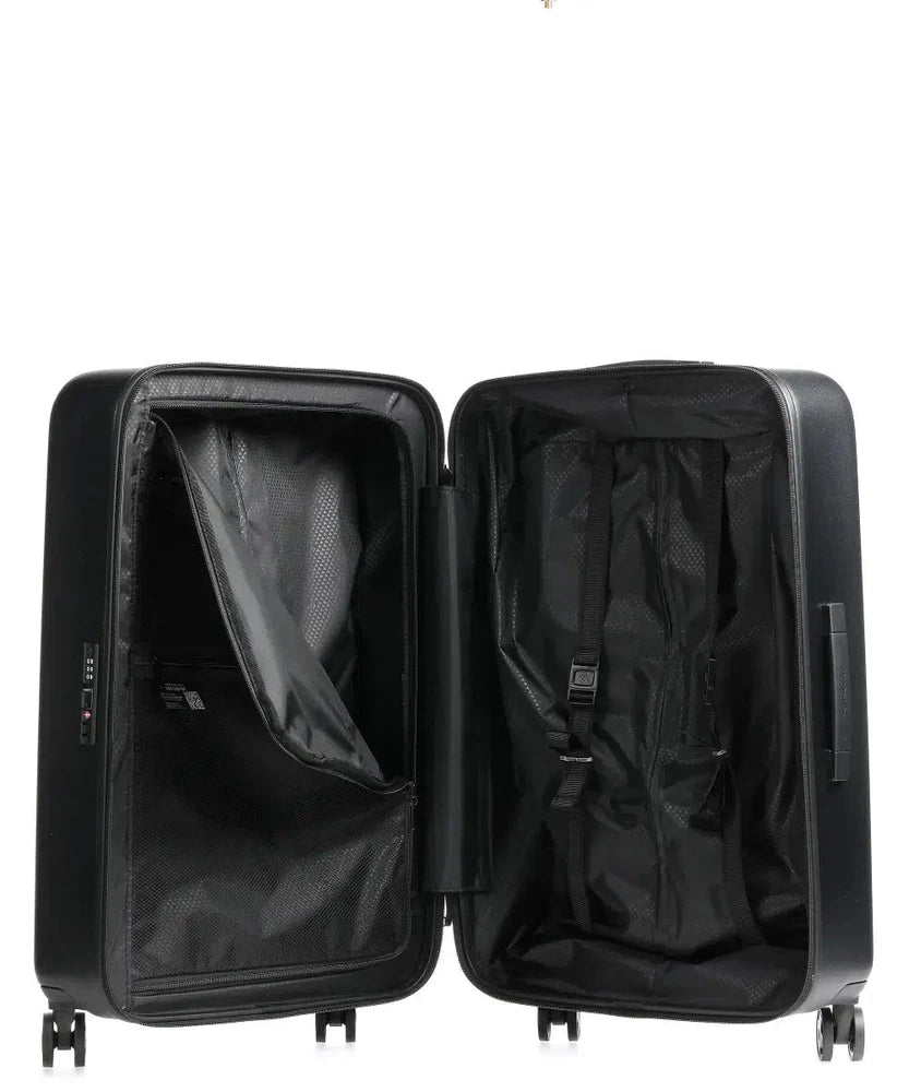 Samsonite Quadrix medium koffert med 4 hjul 68 cm Black-Harde kofferter-BagBrokers