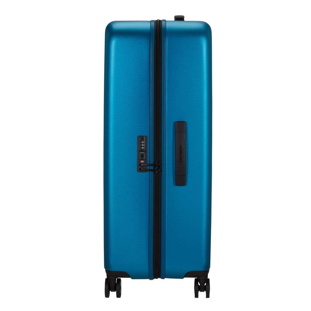 Samsonite Quadrix stor koffert med 4 hjul 75 cm Aqua-Harde kofferter-BagBrokers
