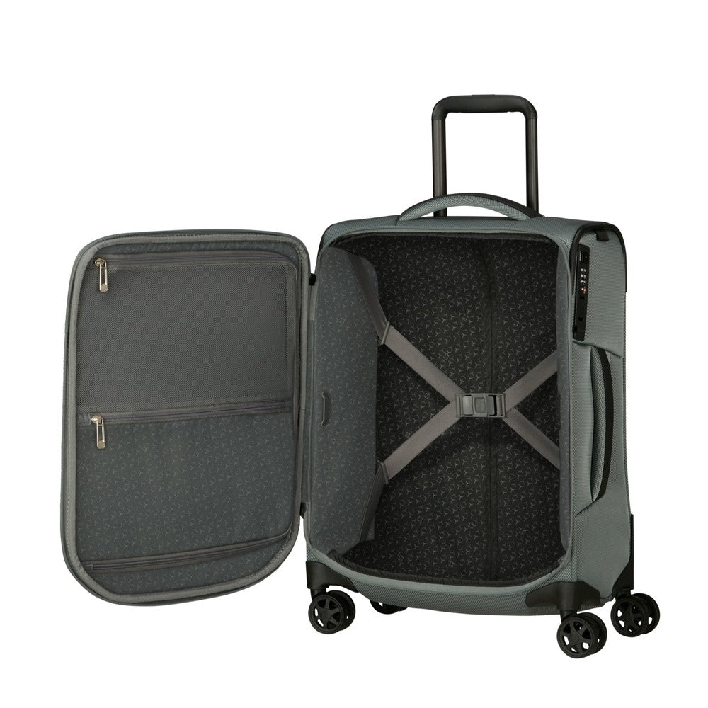 Samsonite RESPARK Kabinkoffert med 4 hjul 55 cm Sage Grey-Myke kofferter-BagBrokers