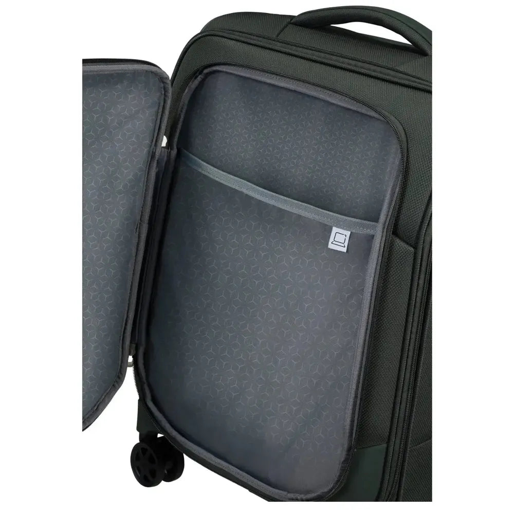 Samsonite RESPARK Utvidbar koffert med 4 hjul 55 cm Forest Green-Myke kofferter-BagBrokers