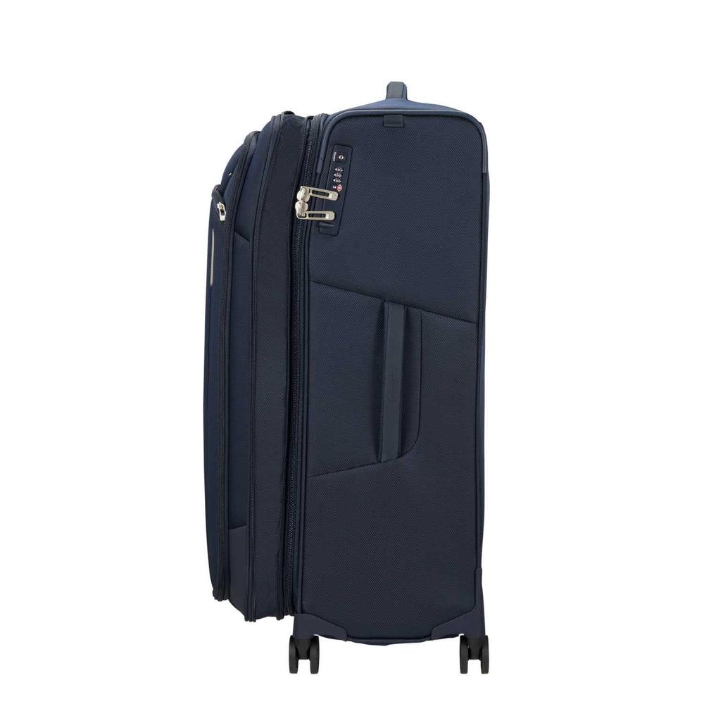 Samsonite RESPARK ekspanderende stor koffert 79 cm/ 140 liter Midnight Blue-Myke kofferter-BagBrokers