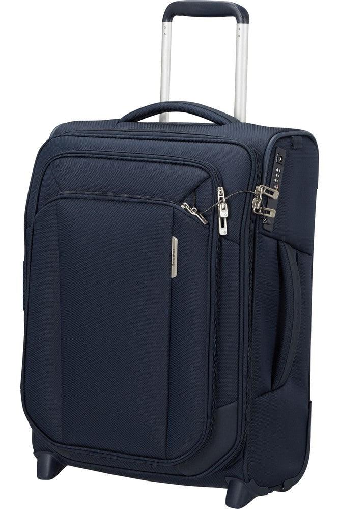 Samsonite RESPARK utvidbar Kabin koffert med 2 hjul Midnight Blue-Myke kofferter-BagBrokers