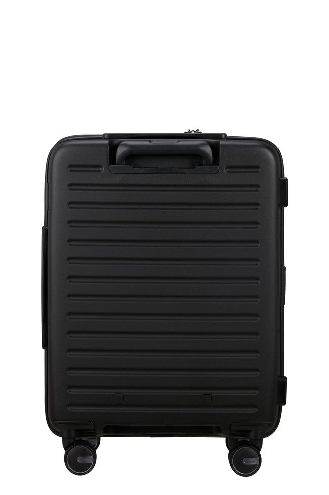 Samsonite RESTACKD utvidbar PC kabinkoffert 55 cm Black-Harde kofferter-BagBrokers