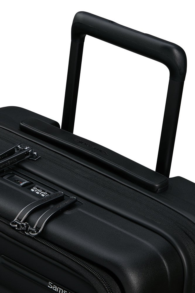 Samsonite RESTACKD utvidbar PC kabinkoffert 55 cm Black-Harde kofferter-BagBrokers