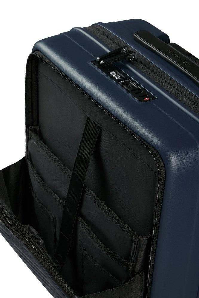 Samsonite RESTACKD utvidbar PC kabinkoffert 55 cm Midnight-Harde kofferter-BagBrokers