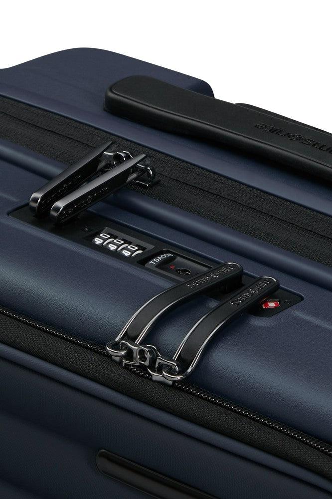 Samsonite RESTACKD utvidbar PC kabinkoffert 55 cm Midnight-Harde kofferter-BagBrokers