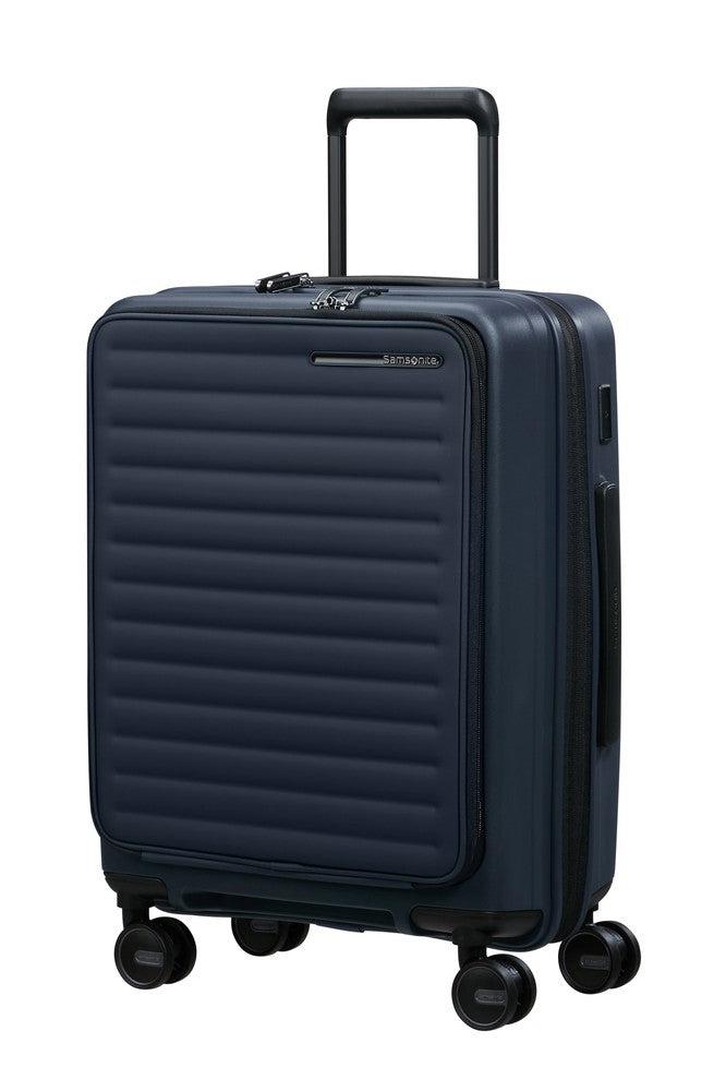 Samsonite RESTACKD utvidbar PC kabinkoffert 55 cm Midnight-Harde kofferter-BagBrokers