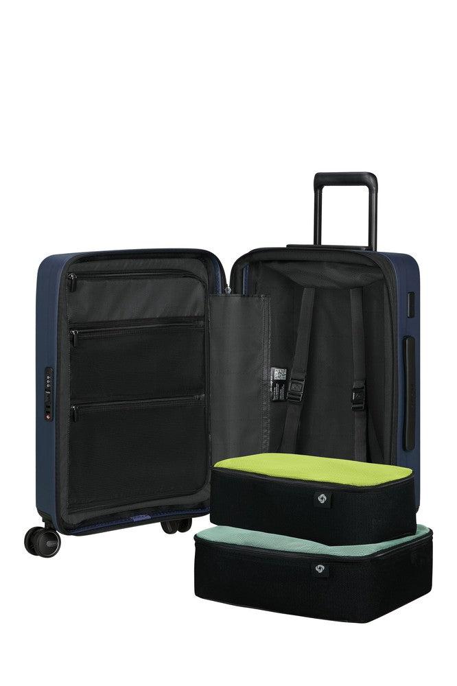 Samsonite RESTACKD utvidbar PC kabinkoffert 55 cm Midnight-Harde kofferter-BagBrokers