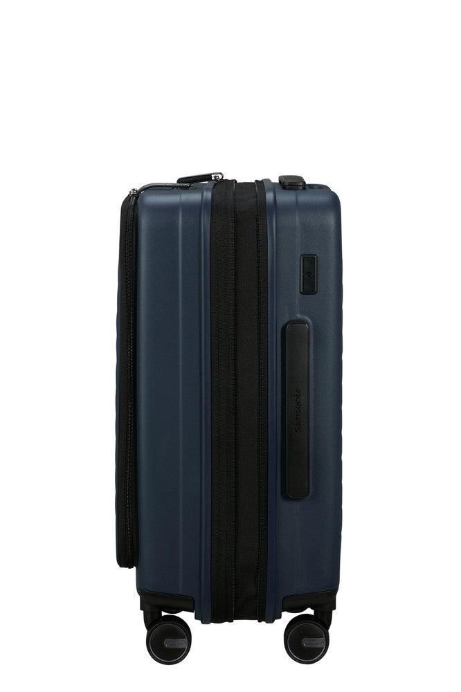 Samsonite RESTACKD utvidbar PC kabinkoffert 55 cm Midnight-Harde kofferter-BagBrokers