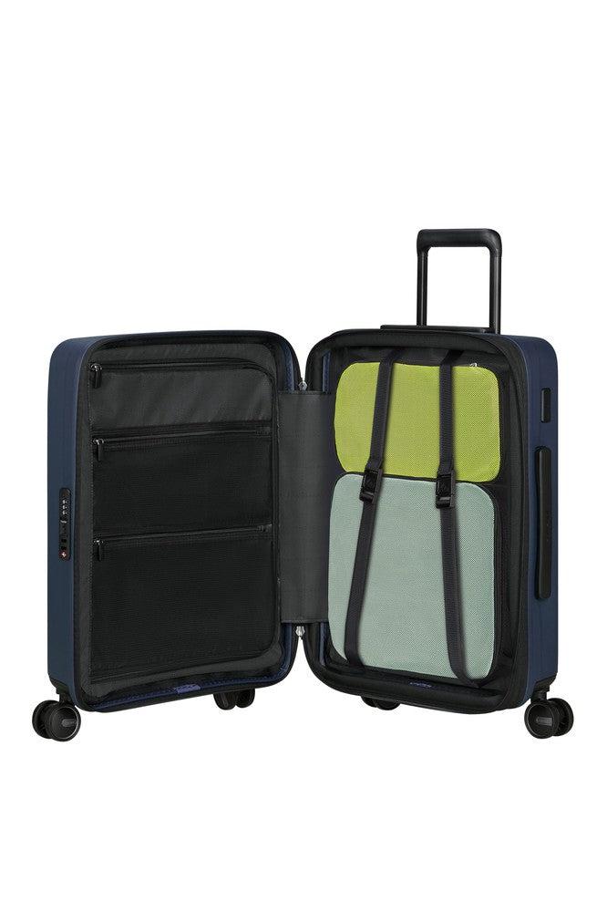 Samsonite RESTACKD utvidbar PC kabinkoffert 55 cm Midnight-Harde kofferter-BagBrokers