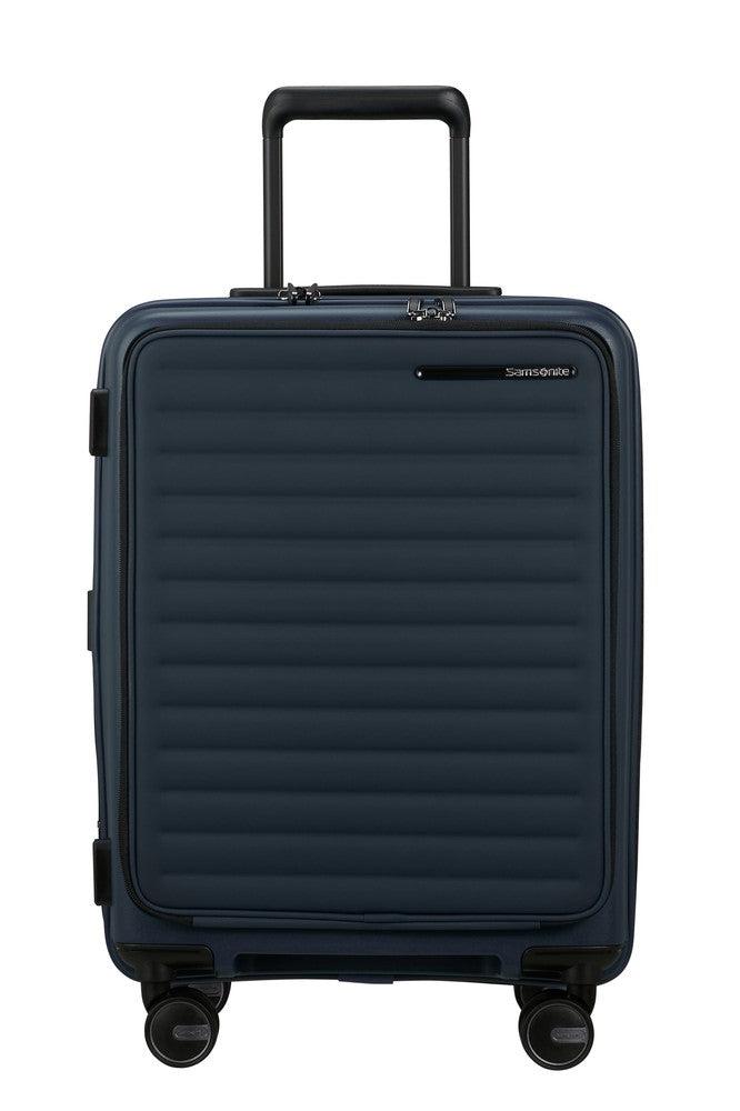 Samsonite RESTACKD utvidbar PC kabinkoffert 55 cm Midnight-Harde kofferter-BagBrokers